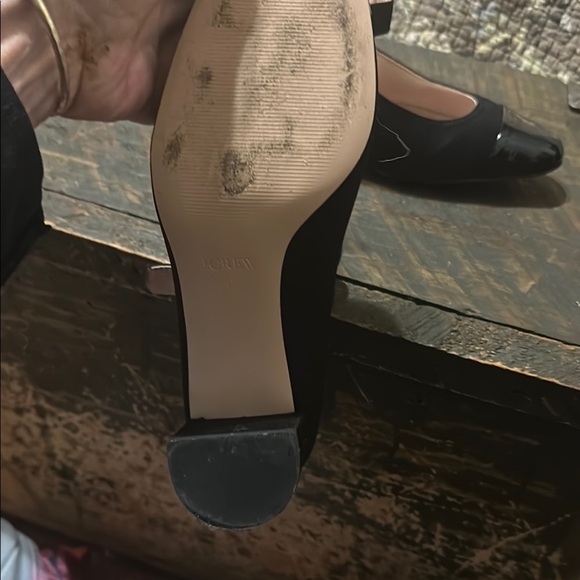 J Crew Elegant Black Mary Jane Heels - Picture 6 of 6